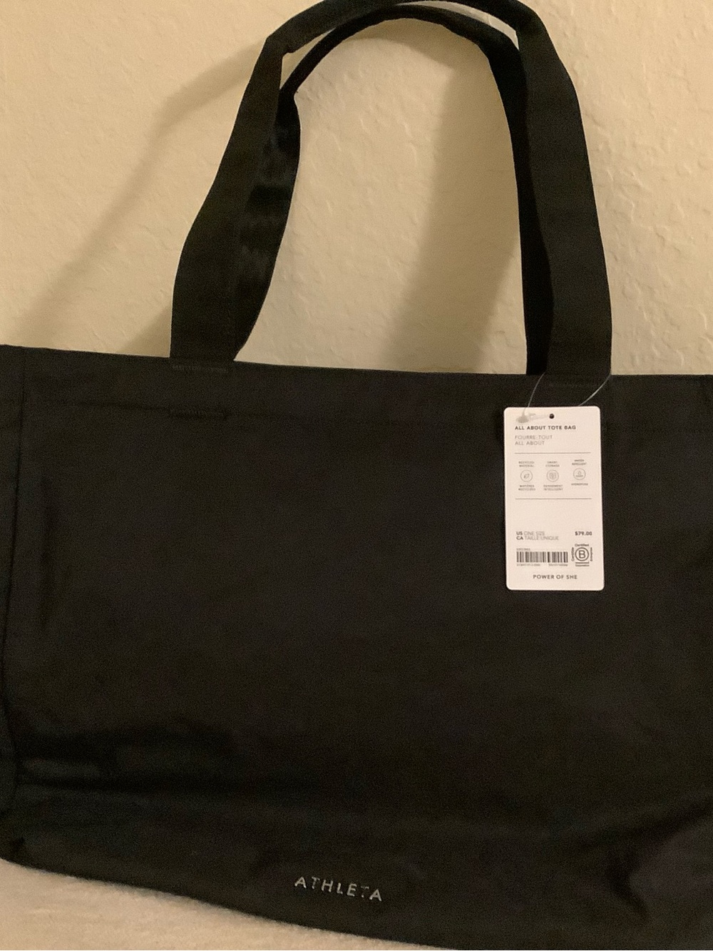 Athleta Black All About Tote - Simple Everyday Carry